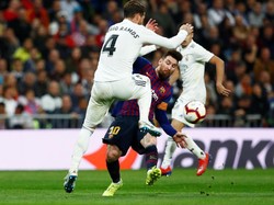 Soal Sikutan, Sergio Ramos: Messi Lebay