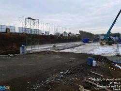 Proyek Underpass Terpanjang RI Dibangun 390 Hari