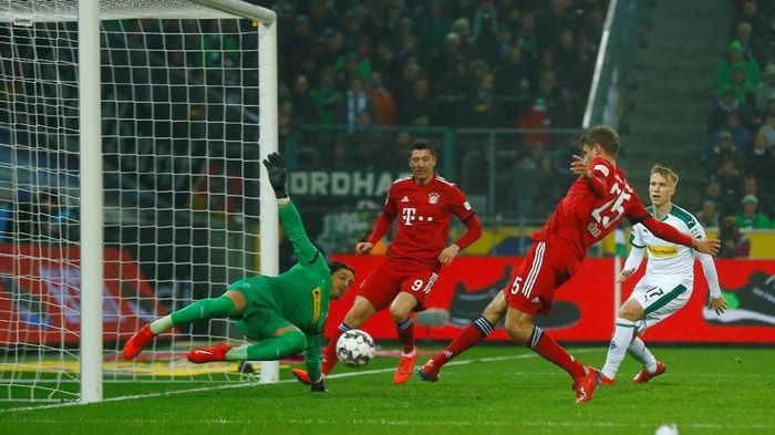 Bayern Munich libas Borussia Moenchengladbach 5-1. (Foto: Thilo Schmuelgen/Reuters) Bayern Munich libas Borussia Moenchengladbach 5-1. (Foto: Thilo Schmuelgen/Reuters)