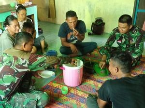 Satgas TMMD, Tinggal dan Makan Bersama Warga