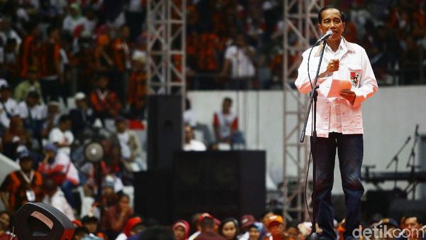 Potret Dukungan Pemuda Pancasila untuk Jokowi