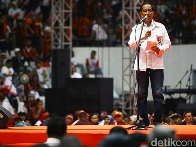 Potret Dukungan Pemuda Pancasila untuk Jokowi