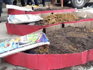 Protes Tambang, Warga Sultra Kubur Diri di Depan Kantor Gubernur