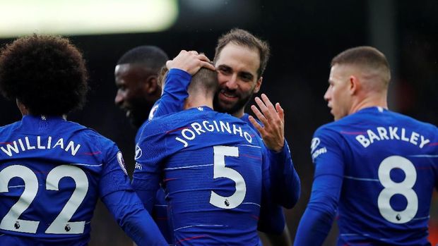 Jorginho hanya satu kali absen dalam 38 laga Liga Primer Inggris musim lalu.