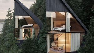 Amazing! Rumah Pohon Futuristik di Tengah Hutan