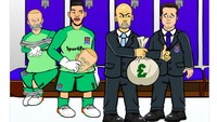 Ada ejekan Everton pasti dibayar City untuk menjegal Liverpool. (Foto: istimewa)