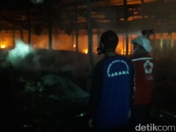321 Los Pasar Mandiraja Banjarnegara Ludes Terbakar