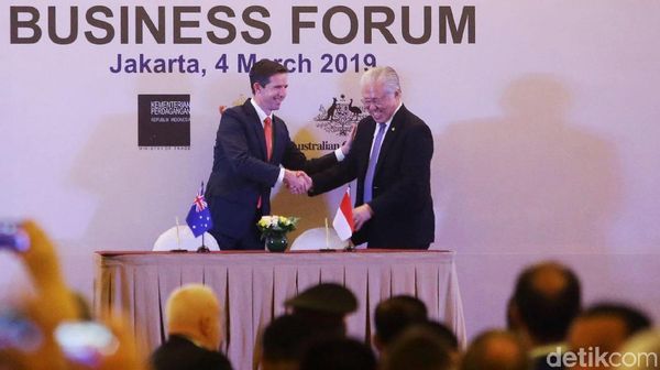 RI-Australia Teken Perjanjian Perdagangan Bebas