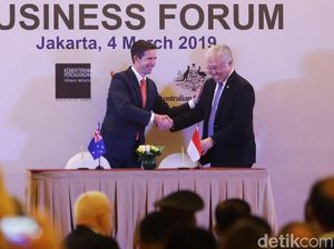 RI-Australia Teken Perjanjian Perdagangan Bebas