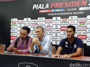 Singkirkan Bhayangkara, Arema Jumpa Kalteng Putra di Semifinal Piala Presiden