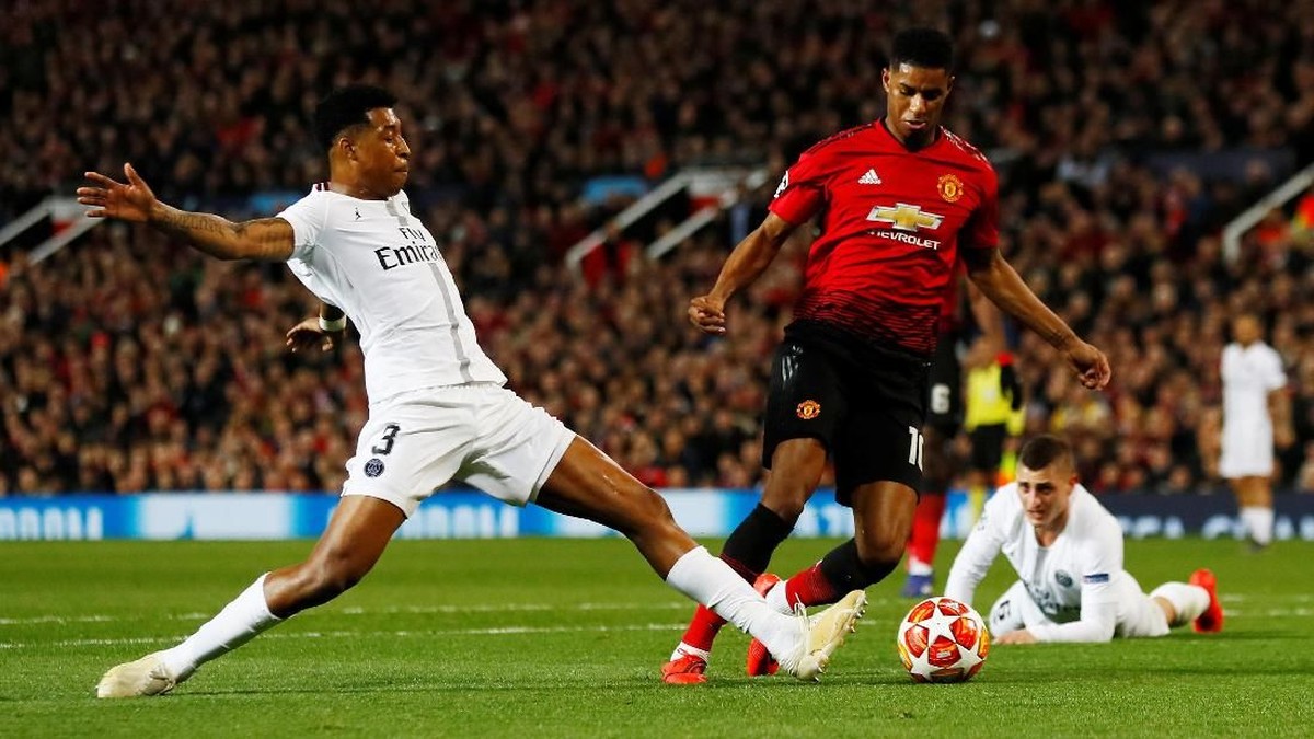 Pertemuan PSG vs MU di Liga Champion musim 2020/2021. (Foto: Jason Cairnduff / Action Images via Reuters)