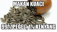 Kriuk-kriuk, 8 Meme Makan Kuaci yang Bikin Capek hingga Geregetan