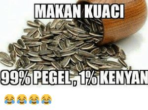 Kriuk-kriuk, 8 Meme Makan Kuaci yang Bikin Capek hingga Geregetan