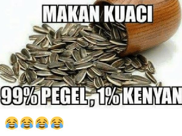 Kriuk-kriuk, 8 Meme Makan Kuaci yang Bikin Capek hingga Geregetan