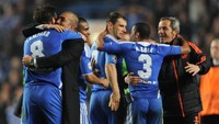 Napoli mengungguli Chelsea 3-1 di leg pertama 16 besar 2011/2012. The Blues berhasil memaksa Napoli pulang dengan kekalahan pada leg kedua setelah menang 4-1 lewat extra time. (Foto: Michael Regan/Getty Images)