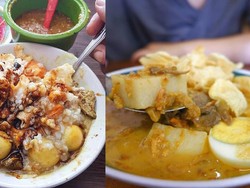 Bubur Ayam Vs Lontong Sayur, Siapa yang Tinggi Kalori?