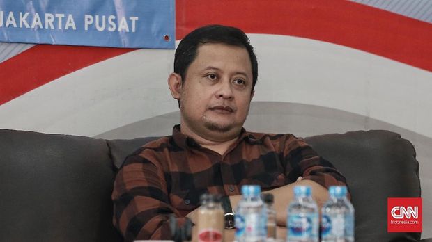 Diskusi Publik Selasaan di Seknas Prabowo Sandi, Menteng, Jakarta Pusat. Selasa, 5 Maret 2019. Diskusi di hadiri oleh Inisiator Garbi,Mahfudz Siddiq, Mantan Kasum TNI, Letjen Purn. Johanes Suryo Prabowo, Politisi PAN, Eggie Sudjana, Dosen,  Ubedilah Badrun. CNN Indonesia/Andry Novelino