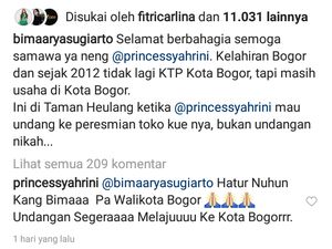 Pesta Belum Usai! Syahrini Janji Kirim Undangan ke Wali Kota Bogor