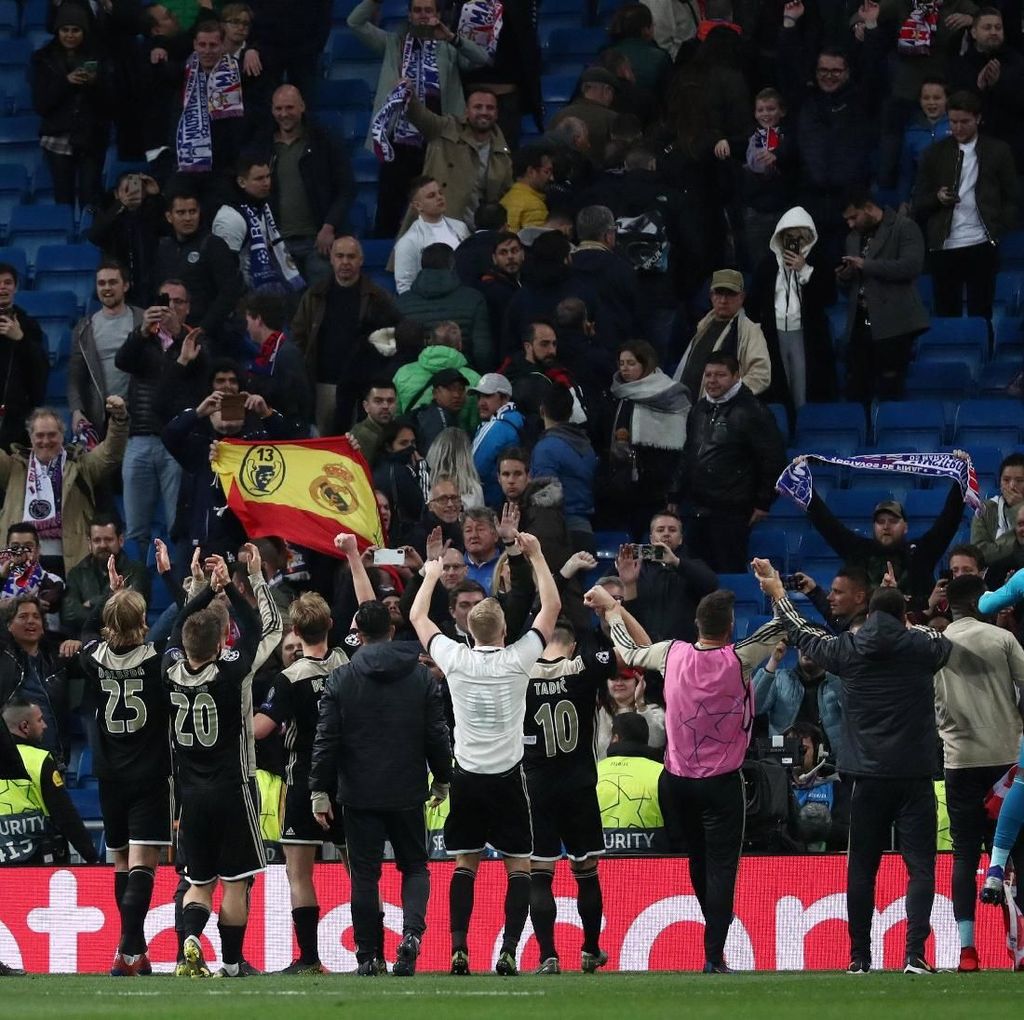 Sejak Awal Ajax Sudah Pede Bisa Kalahkan Madrid