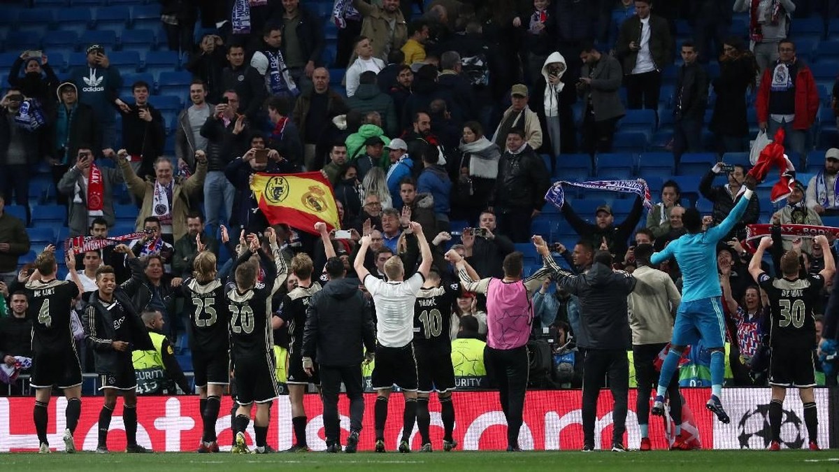 Ajax Amsterdam berhasil mengalahkan Real Madrid (Sergio Perez/Reuters)