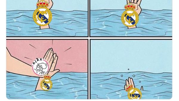 Humor Online Kemalangan Real Madrid Dilibas Ajax