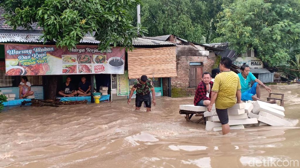 Penampakan Banjir yang Rendam 7 Desa di Madiun
