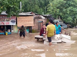 Penampakan Banjir yang Rendam 7 Desa di Madiun