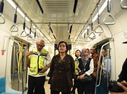 Tiket MRT Jakarta Diusul Rp 10.000, Sri Mulyani: Masih Terjangkau