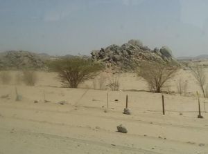 Foto: Melihat Pemandangan dari Jeddah ke Makkah Foto: Melihat Pemandangan dari Jeddah ke Makkah