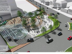 Sstt... Risma Dapat Ide Pembangunan Alun-Alun Surabaya dari Ini Lho