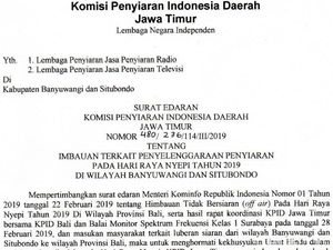 TV Radio di Banyuwangi dan Situbondo Turunkan Frekuensi Saat Nyepi