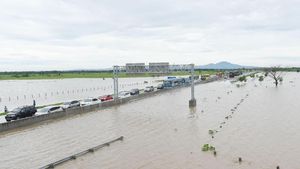 Penampakan Tol Madiun Terendam Banjir Saat Dipotret dari Udara