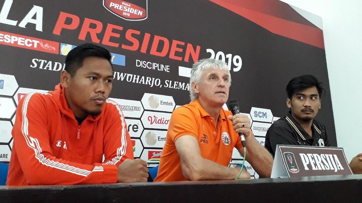 Pelatih Persija Jakarta, Ivan Kolev. (Foto: Ristu Hanafi/detikcom)