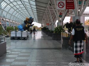 Nyepi, Bandara Ngurah Rai Bali Lengang