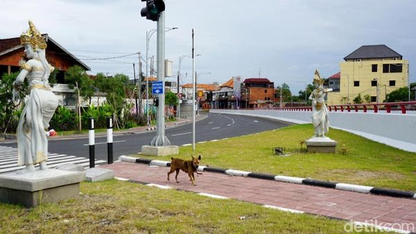 Begini Potret Jalanan di Bali Saat Nyepi