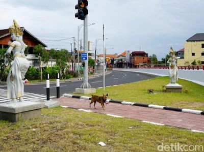 Begini Potret Jalanan di Bali Saat Nyepi