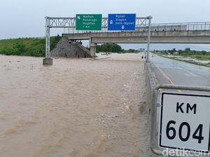 Ditutup, Ini Penampakan Tol Madiun yang Kebanjiran Ditutup, Ini Penampakan Tol Madiun yang Kebanjiran