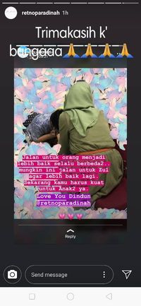 Instagram Stories Retno Paradinah