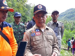 Wabup Gunungkidul Janji Segera Perbaiki Jalan Putus Akibat Longsor