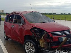 Kecelakaan Tunggal Terjadi di Tol Madiun yang Banjir, 1 Orang Tewas