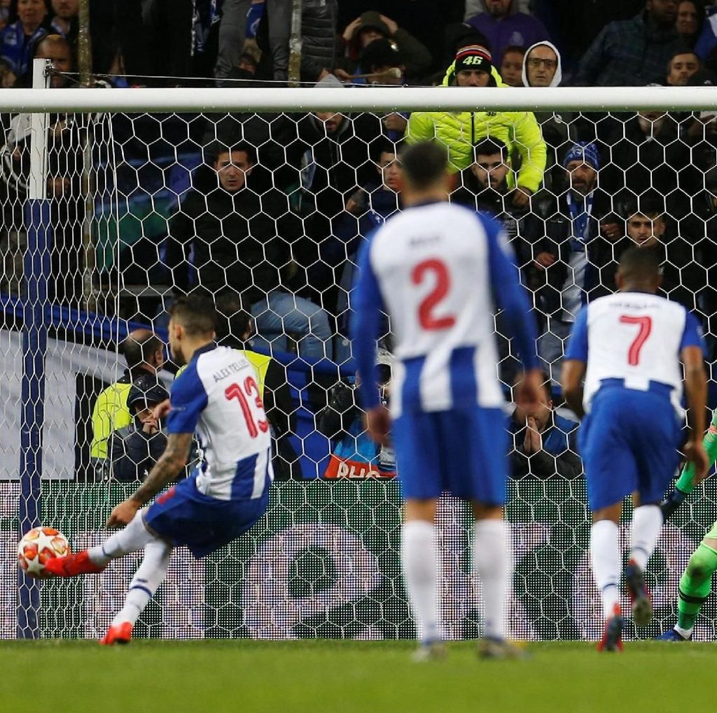 Hasil Liga Champions: Porto Singkirkan Roma di Laga 120 Menit