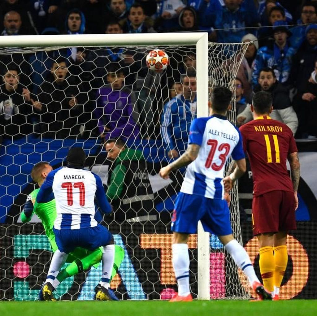 Porto vs AS Roma Berlanjut ke Extra Time