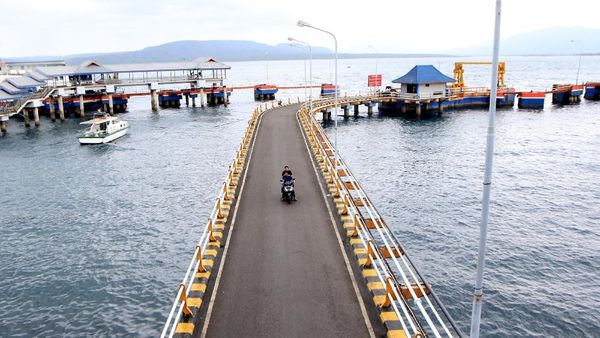 Suasana Pelabuhan Ketapang Selama Nyepi