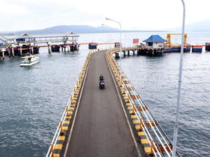 Suasana Pelabuhan Ketapang Selama Nyepi
