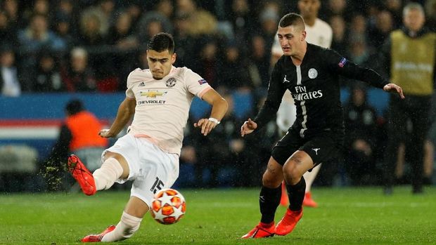 Kalahkan PSG 3-1, Man United ke Perempat Final Liga Champions