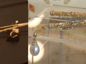 Wow! Sumpit Termahal Seharga Rp 1,9 M Terbuat dari Emas