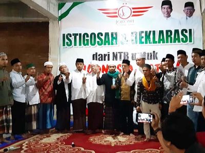 Istigosah dan Dukungan dari NTB untuk Jokowi-Maruf