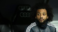Performa Marcelo belakangan disorot tajam. Bek asal Brasil itu dinilai mulai menurun. Foto: Gonzalo Arroyo Moreno / Getty Images