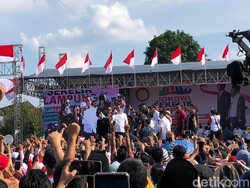 Jokowi Kampanye di Bandar Lampung, Via Vallen Ajak Goyang Dayung