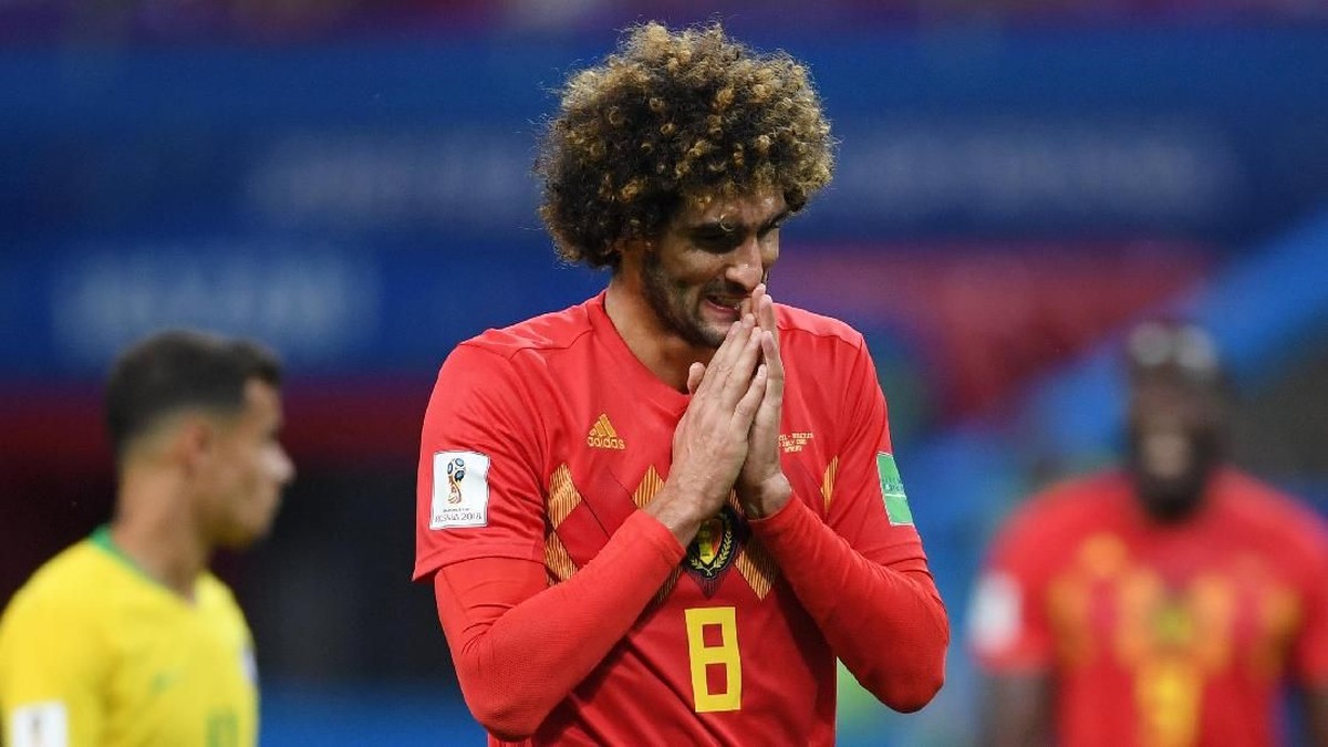 Eks Timnas Belgia dan Manchester United, Marouane Fellaini, pensiun. (Foto: Laurence Griffiths / Getty Images)